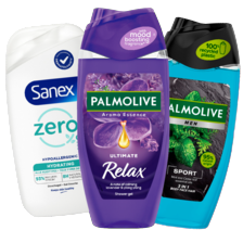 Palmolive douche of alle Sanex